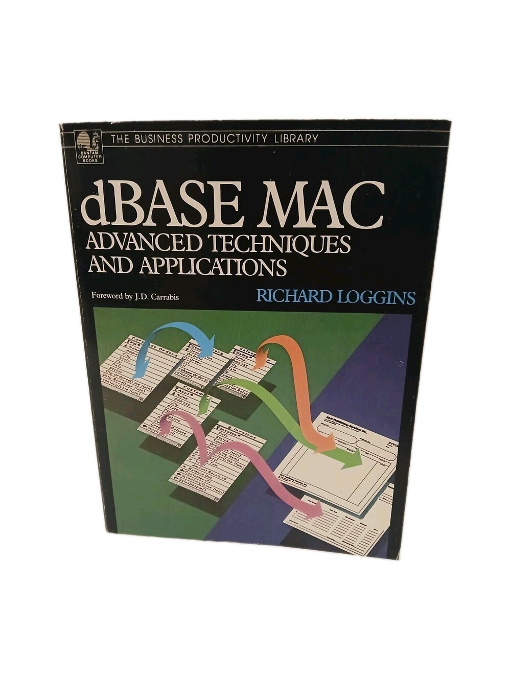 dBASE MAC Advanced Techniques Applications Richard Loggins 1988 Vintage Mac